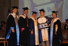 Yves De Koninck reçoit une doctorat honoris cause de l'Université de Montréal